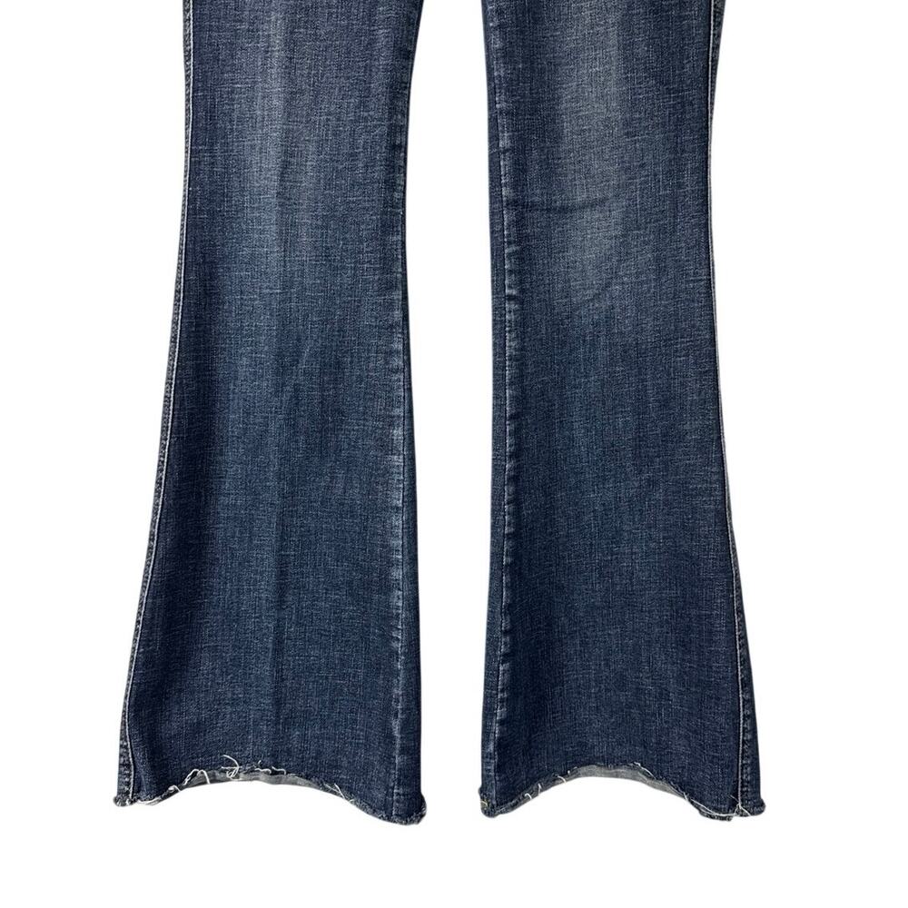 Judy Blue High Rise Tummy Control Flare Jeans Dark Wash 88882 Sz 11/30 EUC - Picture 5 of 11